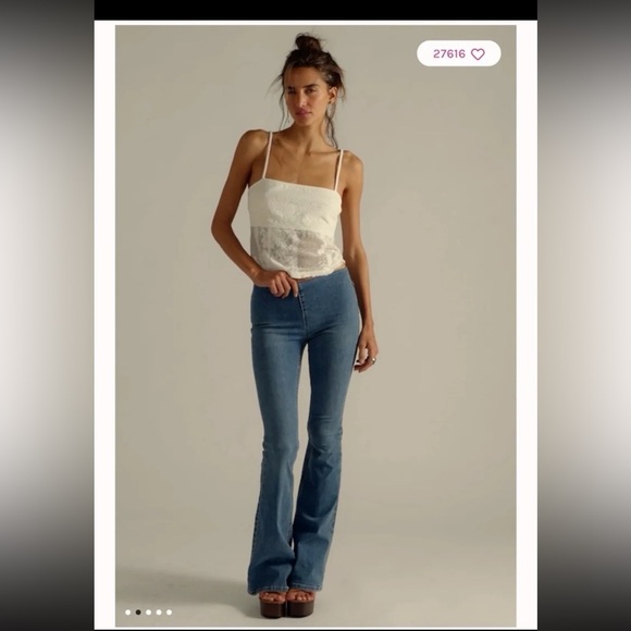 Free People We The Free Penny Pull-On Flare Jeans 
size 30 - Picture 5 of 12